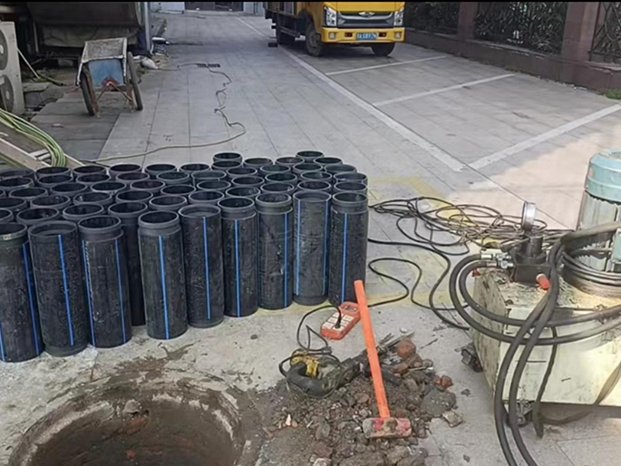 海南PE置换管厂家 DN315置换管 非开挖管短管置换